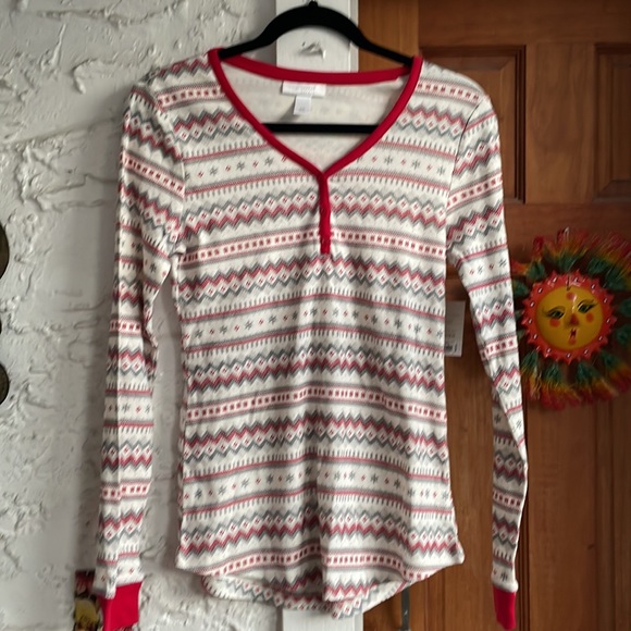 NWT- LC Lauren Conrad Holiday PJ Set - Picture 4 of 16
